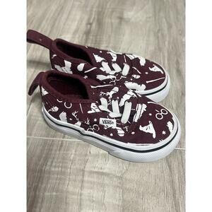 VANS HARRY POTTER TODDLER LACE SLIP ON SHOES SIZE 4C